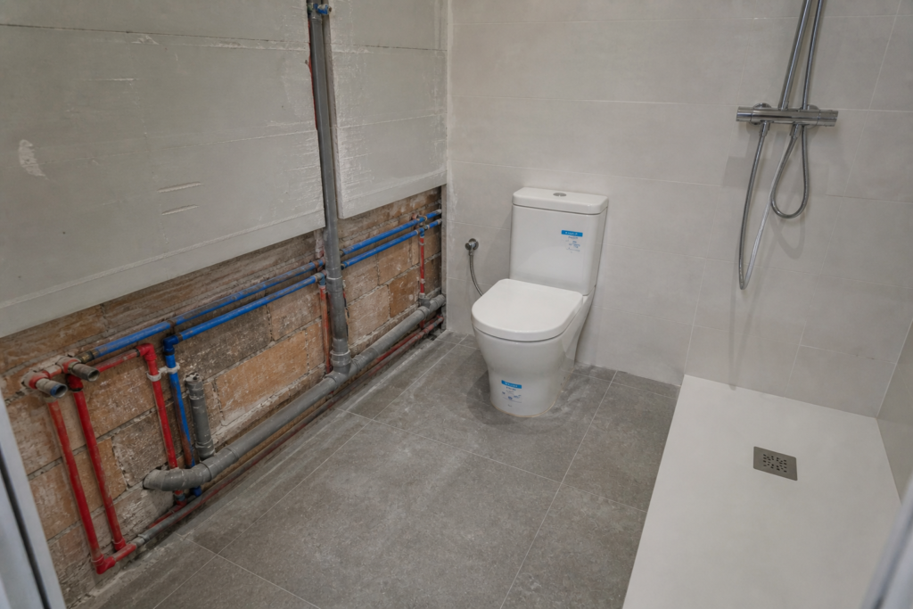 Baño reformado en Asturias